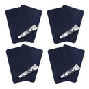 4 Sets Inflatable Boat Repair Kits Kayaking 2 PVC Patches Glue Accessaries