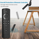 5.9 inch Soft Silicone Skin Case for Amazon Fire TV Remote Control (Black)