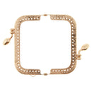 6PCS Metal Frame Kiss Clasp Lock for Coin Purse Handbag Accessories Craft