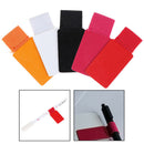 Adhesive Rectangle Leather Elastic Pen Holder for Notebooks Journals Clipboar%!