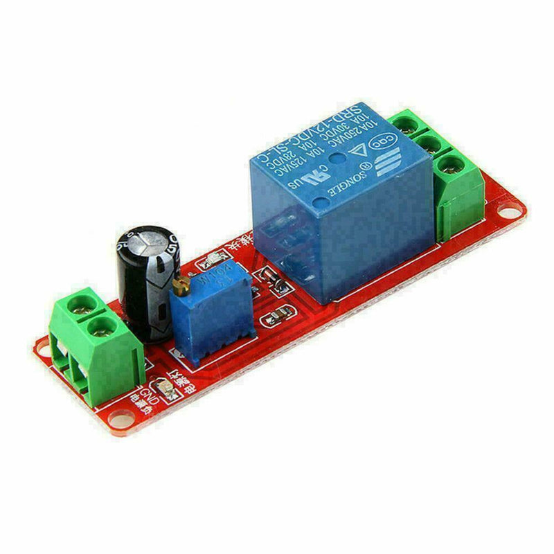 DC 12V Relay Module Adjustable Delay Time 0 10 Timer Second Bo NE555 Favor