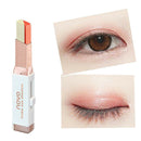 Novo Double Color Eyeshadow Stick Stereo Gradien Shimmer Color Eye Shadow C S4Q2