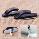 2pcs Plastic Hook Sticky Key Bag Purse Holder Hanger fit for Auto Truck Adhesive