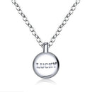Fashion Little Bean Letter Lucky Pendant Choker Necklace Clavicle Collar Jewe BX