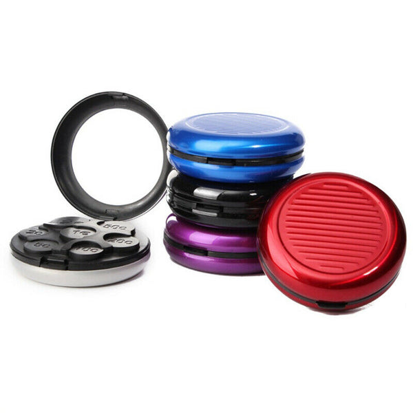 Fashion Aluminum&PP Euro Coins Purse Storage Box Notecase With Built-in Cos V7E6