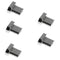 5 Pieces Magnetic Tips Micro USB Adapter Connector Head For Android Phones