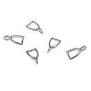 5 Pcs Earring Clasp Bails Dangle Charms Beads Pendant Pinch Clip Connectors