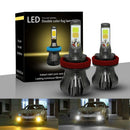 Dual Color 6000k White 3000K yellow H8/H9/H11 Car LED Fog Light for car tru