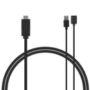 2 In 1 Usb Female To Hdmi Male Hdtv Adapter Cable For Ios 8.0 & Android Phonesp