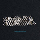 3000pcs 6 Color 2mm Brass Round Crimp End Beads for Jewelry Making DIY Craft