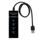4 Port USB 3.0 Hub Super Speed 5Gbps Converter Cable Adapter for Laptop PC A