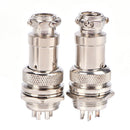 M16 16mm 5 Pin Screw Type Electrical Aviation Plug AeronauticalSocketConnecto BX