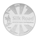 Silk Road Physical Bitcoins Souvenir Medal Coin Home Collectible Gifts