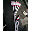 New universal 4 in 1 USB cable multi charger line for mobile phone   Z