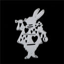 Alice Wonderland White Rabbit Metal Cutting Dies Stencil DIY Album Deco Craft BX
