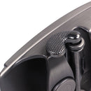 Men's Solid Buckle Automatic Ratchet Leather Belt Buckle With 2 bar stripes