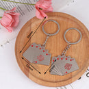 Personality keychain royal card keyring metal  jewelry women men car accessoryME