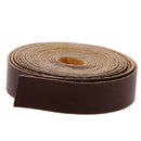10m Leather Straps Strips Leather Crafts for DIY Bag Handle 15mm Deep Coffee