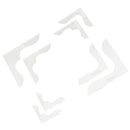 8Pcs Acrylic Bag Wallet Corner Decoration Stencil Template LeatherCraft Tool