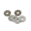 2set AXK0619 Thrust Needle Roller Bearing With Two Washers 6mm x 19mm x 2mm B Cy