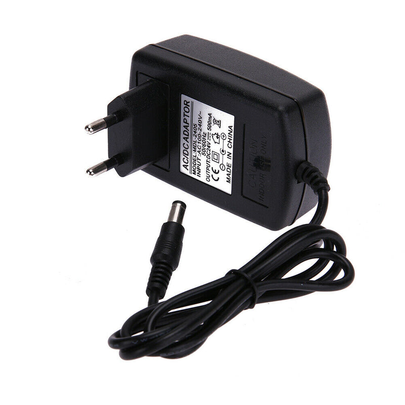 DC24V 0.5A Adapter AC 100V-240V to DC 24V Converter Power Supply Adapter 5.