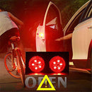 2pcs Car Door Opened Warning Light Universal Wireless Safety LED Car Alarm EMZ