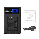 Fits For OLYMPUS Li-50B/70B/90B/BKI/D-Li92 Camera Battery Charger Safe LCD USB