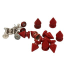 10 Sets Alloy Bullet Rivet Studs Punk Spike Leather Bag Clothes Decoration