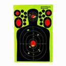 10PCS 14.5" Human Body Shape Training Target Paper Fluorescent Target Paper