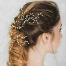 Wedding Party Hairpin Imitated Headdress Plait Hairclip Vine Accessories J1 K7V8