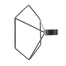 Geometric Tea Light Wall Candlestick Candle Holder for Wall Decoration_Black