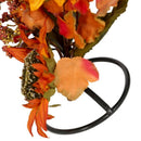 Halloween Simulation Maple Leaf Candle Holder Iron Candlestick Gifts