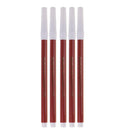 5pcs Vanishing Fabric Markers Water Erasable Pen Water Soluble Pens Coffee