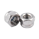 M3 x 0.5mm Stainless Steel Nylock Nylon Insert Hex Lock Nuts 50pcs
