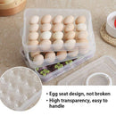 Egg Holder, 3-Layer Deviled Egg Tray with Lid Egg Carrier Box Dispenser Con