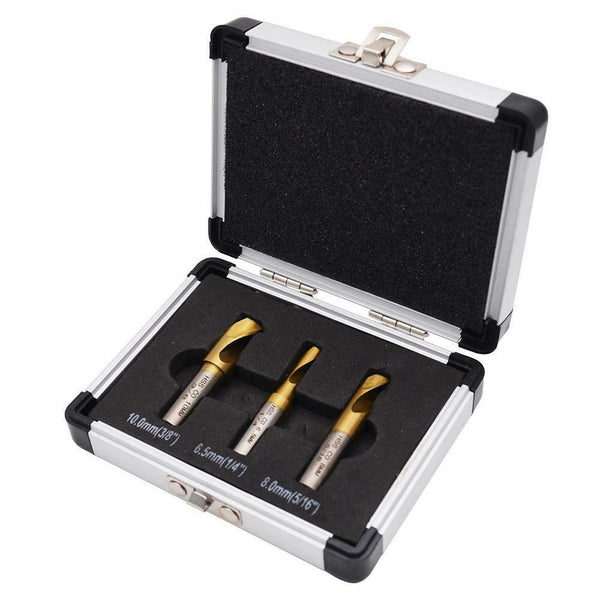 3pcs 6.5mm 8mm 10mm HSS CO Rotary Spot Weld Cutter Sawtooth Point Drill Bit