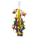 Colorful Parrot Macaw Cage Chew Hanging Toys Pet Bird Conure Swing Scratcher