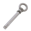 2Pcs Stainless Steel Raw Style Shield Anchor Eye Bolts M10 x 112mm