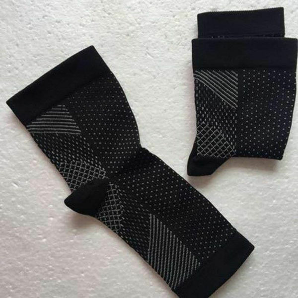 1 Pair Foot Ankle Compression Socks Anti Fatigue Varicose Feet Sleeve Outdo W6X2