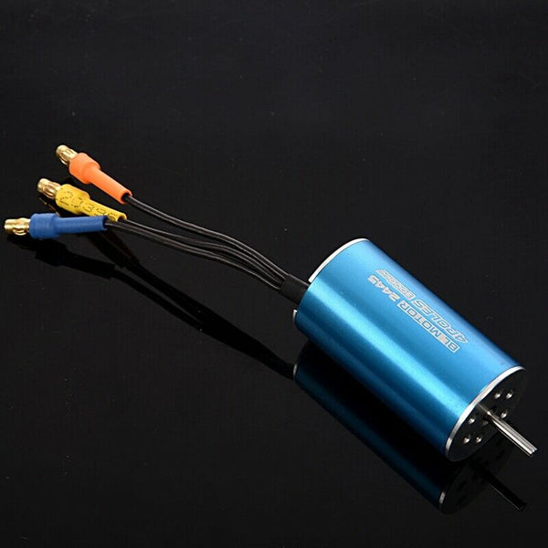 2445 3000KV Inrunner Sensorless Brushless Motor for RC Car Boat Buggy Truck B5C7