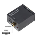 Digital to Analog Audio Converter Optical Toslink Coaxial to RCA Adapter
