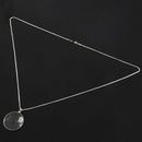 5 X necklace glass lens loupe magnifying glass pendant necklace pendant Sil