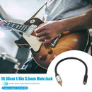 1ft 30cm 1/8in 3.5mm Male Jack to Female Stereo Audio Extension Cable Wire