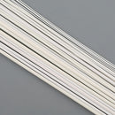 30 x Round Styrene ABS Rods 500mm ABS04 0.5/0.8/ 1/1.5/2/2.5 mm in Diameter
