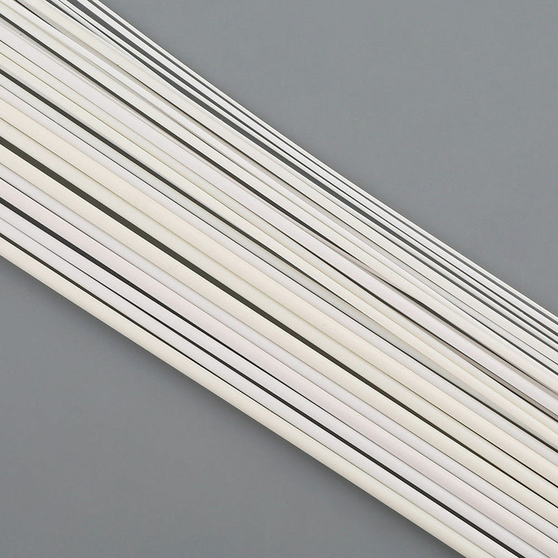 30 x Round Styrene ABS Rods 500mm ABS04 0.5/0.8/ 1/1.5/2/2.5 mm in Diameter