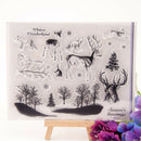 Lovely Xmas theme animals clear stamps scrapbooking album card decor craft JR