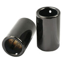 2Pcs Black Stainless Steel Exhaust Muffler Pipe Tips Fit for BWM 3 ,5 Serie
