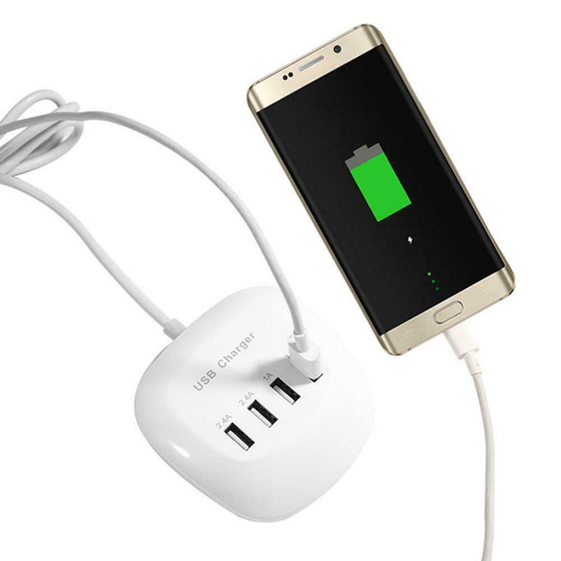 4 Ports USB 2.5V 2A Travel Charger Station Fast Charging Charger EU Plug Adapter