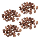 120 Pieces Rustic Natural Decorative Pine Cones Pinecone Dried Flowers for
