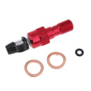 2pcs Universal M10 Single Banjo  Thread Bleeder Nipple Washers 1.0mm Red